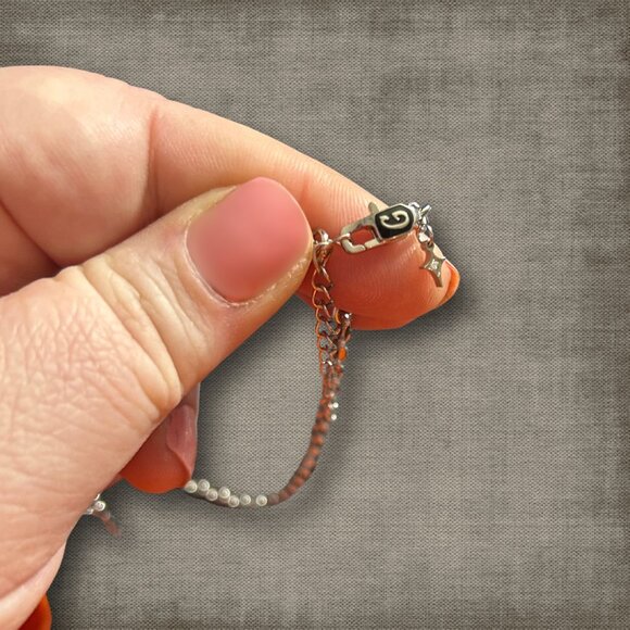 White Gold GLD Box Chain Necklace 20" Can Be Adjusted to 22" NWT - Picture 4 of 8